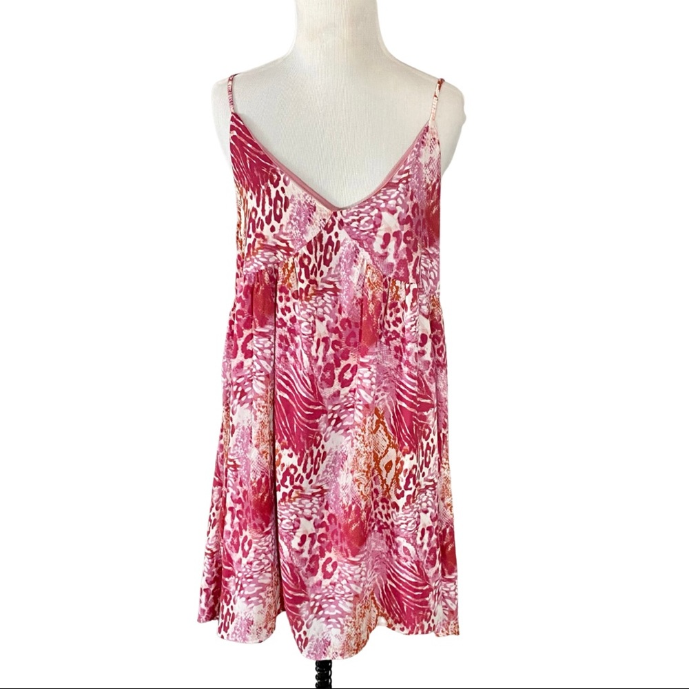 Peach Love California Animal Print Swing Dress - Picture 3 of 8